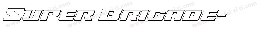 Super Brigade字体转换